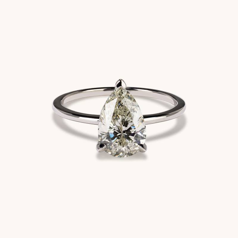 2.01 Pear Natural Diamond Engagement Ring 2.01 Pear Natural Diamond Engagement Ring