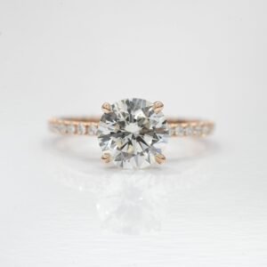 New Arrivals 2.11 Round Natural Diamond Engagement Ring