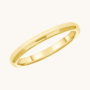 New Arrivals 2mm Gold Band