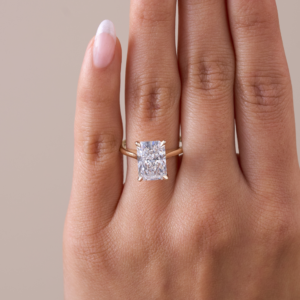 New Arrivals 4.03 Radiant Lab Diamond Engagement Ring