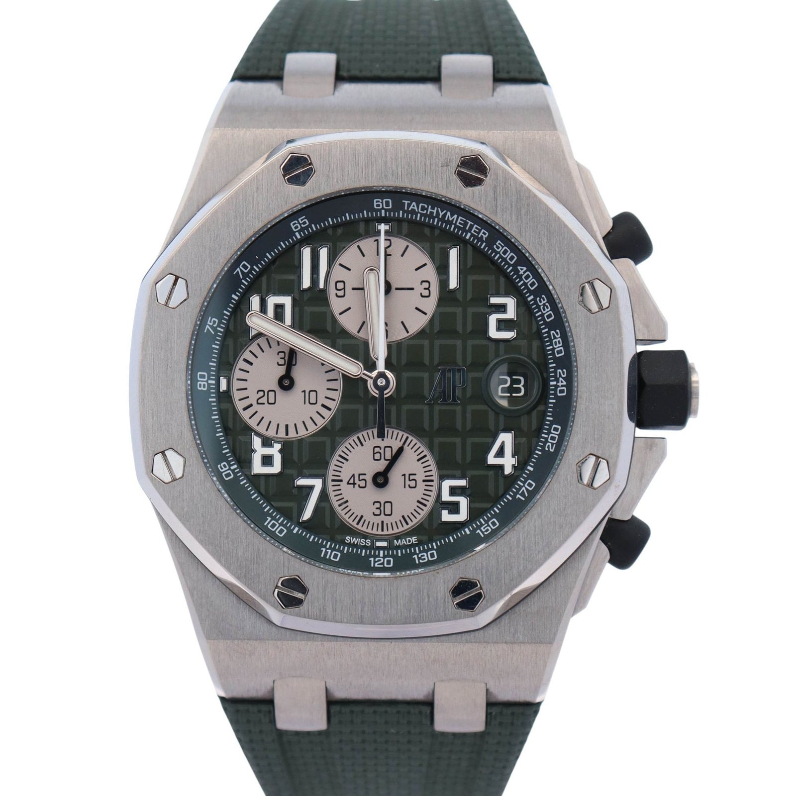 Audemars Piguet Royal Oak 42mm Green Dial Watch Ref# 26238TI.OO.A056CA.01 Audemars Piguet Royal Oak 42mm Green Dial Watch Ref# 26238TI.OO.A056CA.01