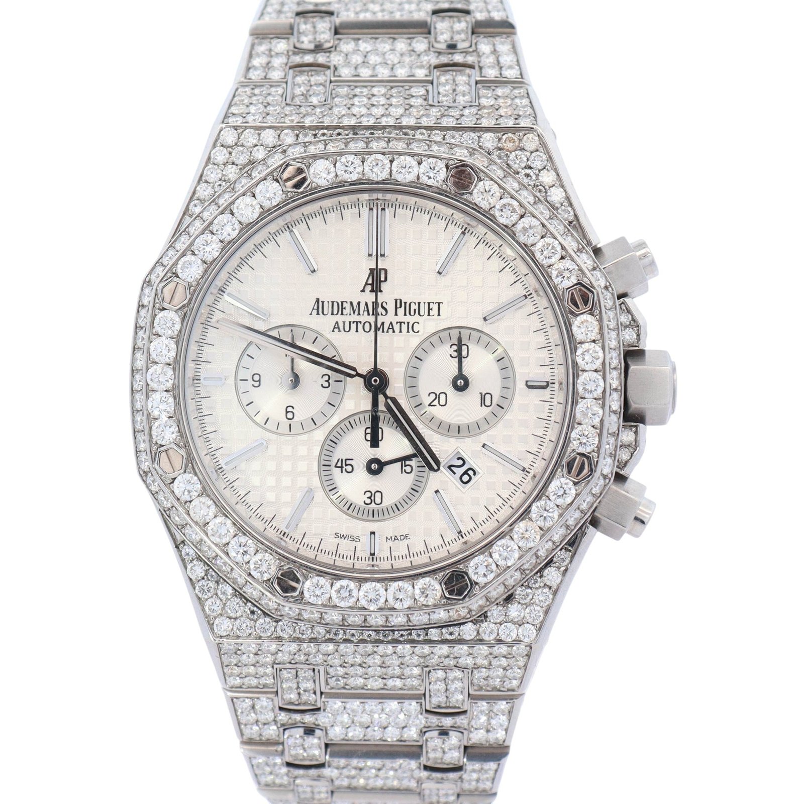 Audemars Piguet Royal Oak Offshore 41mm Silver Dial Watch Ref# 26320ST.OO.1220ST.02 Audemars Piguet Royal Oak Offshore 41mm Silver Dial Watch Ref# 26320ST.OO.1220ST.02