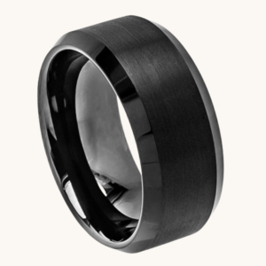 New Arrivals Black Tungsten Band