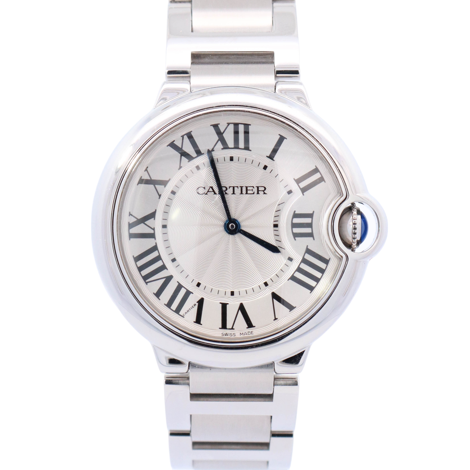 Cartier Ballon Bleu 36mm Silver Dial Watch Ref# W69011Z4 Cartier Ballon Bleu 36mm Silver Dial Watch Ref# W69011Z4