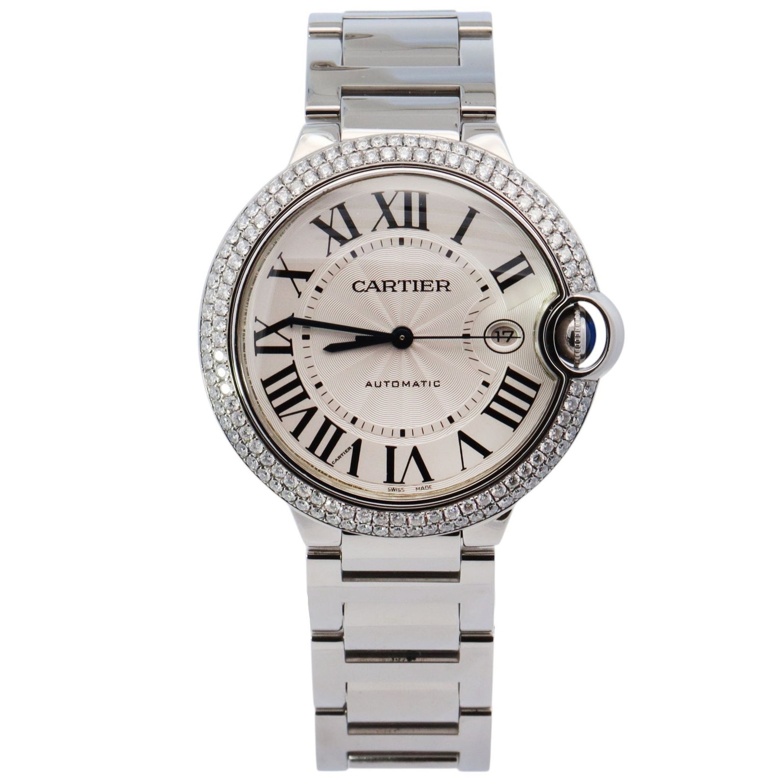 Cartier Ballon Bleu 42mm White Dial Watch Ref# W69012Z4 Cartier Ballon Bleu 42mm White Dial Watch Ref# W69012Z4