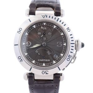 New Arrivals Cartier Pasha 38mm Grey Dial Watch Ref# W3105055