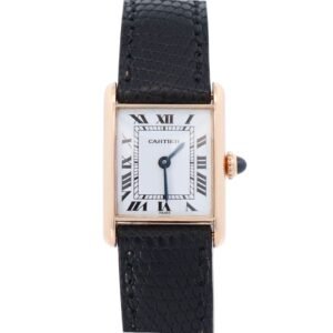 New Arrivals Cartier Tank 18mm White Dial Watch Ref# 88105