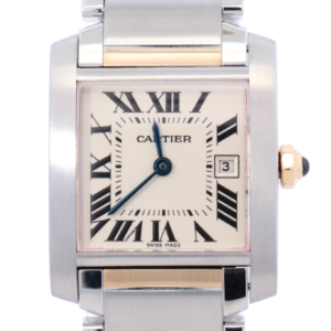 New Arrivals Cartier Tank 25mm White Dial Watch Ref# W51012Q4