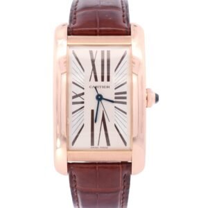 New Arrivals Cartier Tank 26.5mm Ivory Dial Watch Ref# W2607156