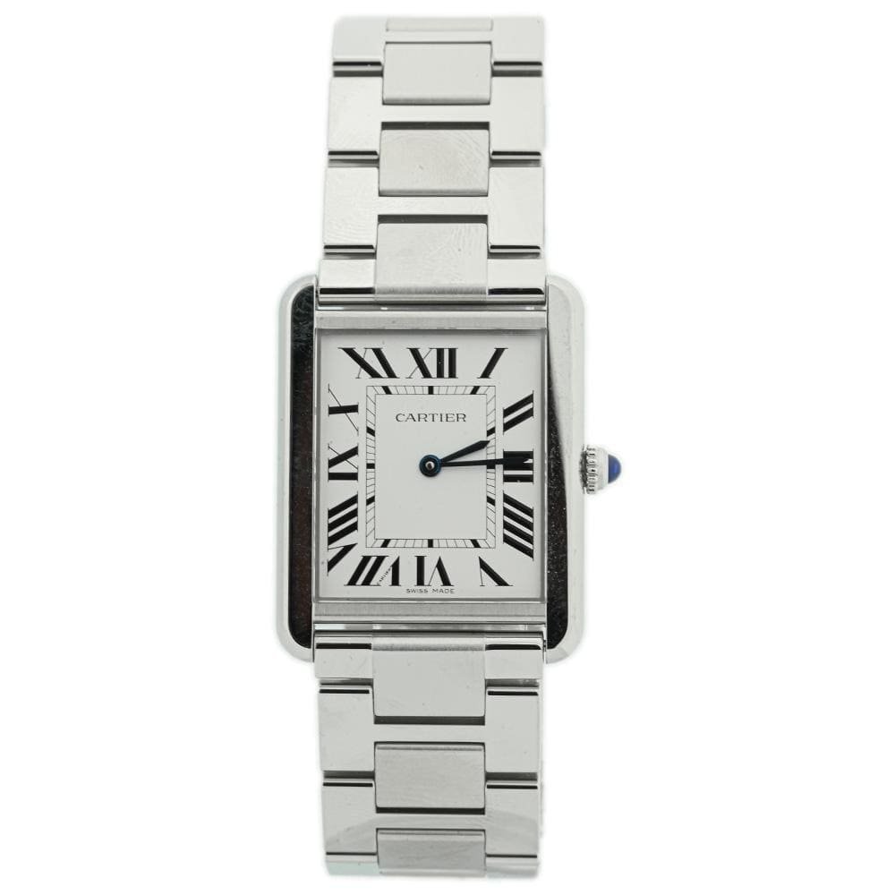 Cartier Tank Solo 34.8mm White Dial Watch Reference #W5200014 Cartier Tank Solo 34.8mm White Dial Watch Reference #W5200014