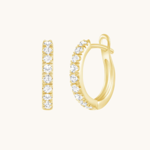 New Arrivals Classic Diamond Huggie Earrings