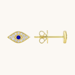 New Arrivals Evil Eye Stud Earrings