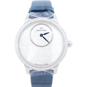 New Arrivals Jaquet Droz Petite Heure Minute 35mm White MOP Dial Watch Ref# J005000274