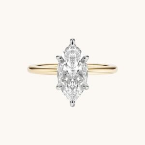 New Arrivals Marquise Lab Diamond Solitaire Engagement Ring