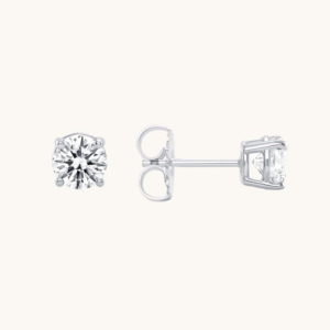 Men's Classic Lab Diamond Stud Earrings