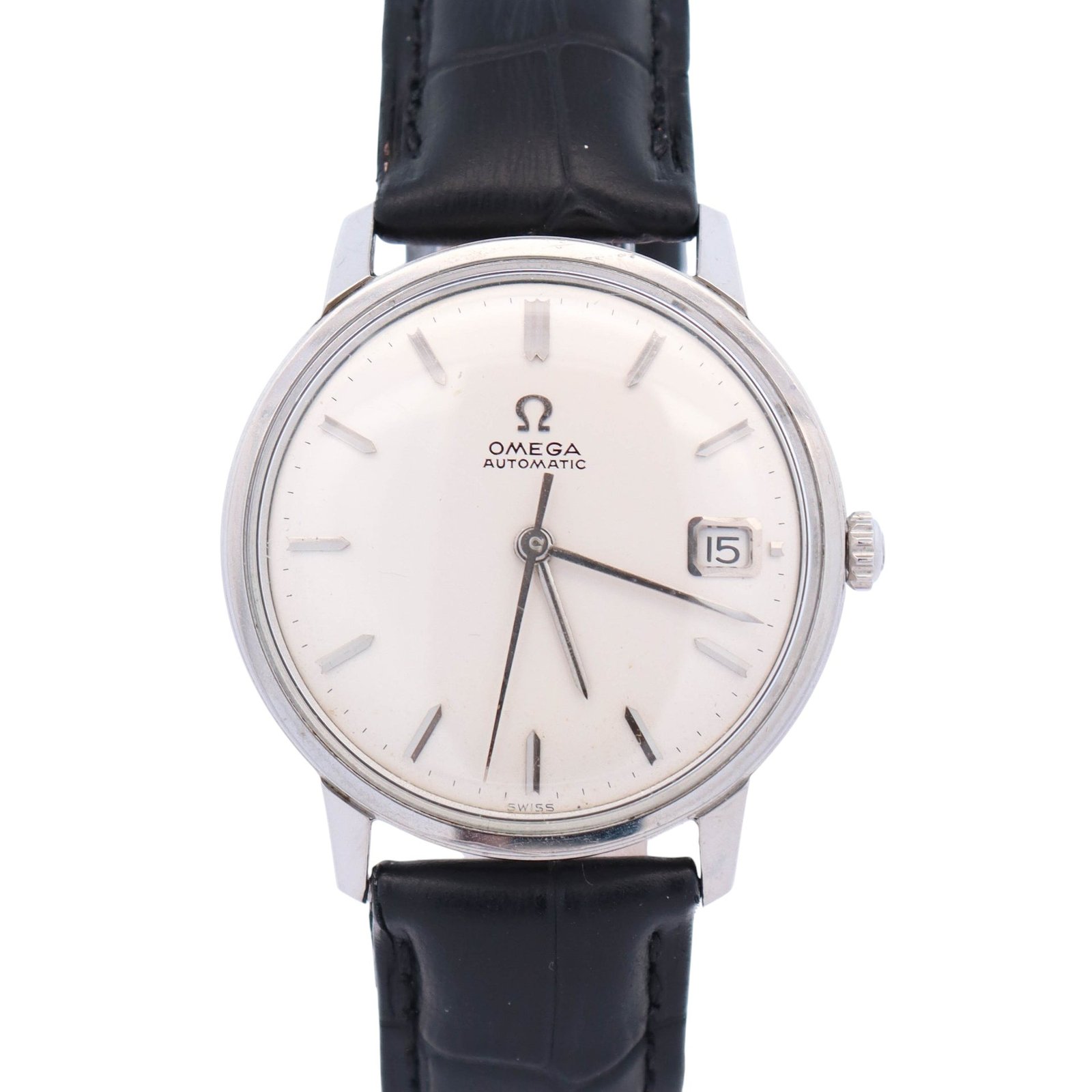 Omega Seamaster 34 mm Silver Dial Watch Ref# 166.009 Omega Seamaster 34 mm Silver Dial Watch Ref# 166.009