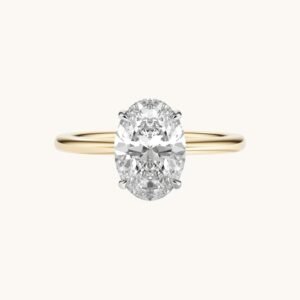 New Arrivals Oval Lab Diamond Solitaire Engagement Ring
