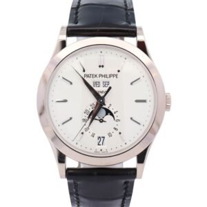Patek Philippe Annual Calendar 38.5mm White Dial Watch Ref# 5396G-011