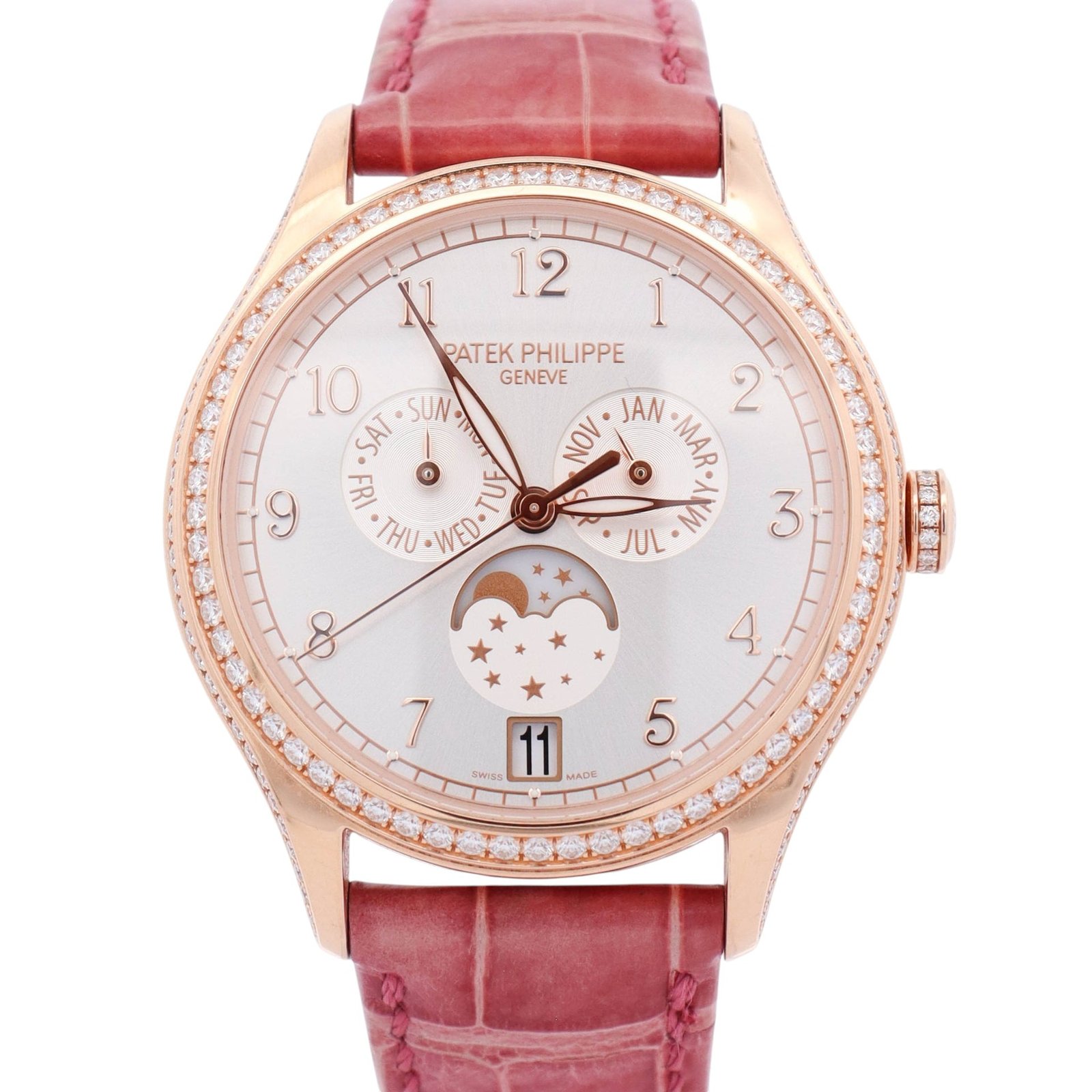 Patek Philippe Annual Calendar 38mm Silver Dial Watch Ref# 4947R-001 Patek Philippe Annual Calendar 38mm Silver Dial Watch Ref# 4947R-001