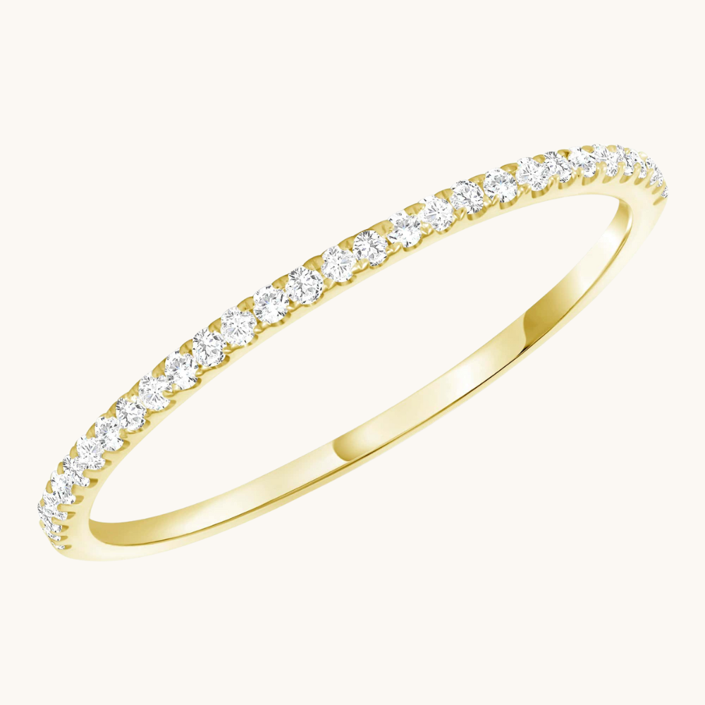 Petite Halfway Diamond Band Petite Halfway Diamond Band