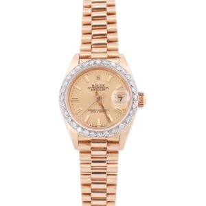 New Arrivals Rolex Datejust 26mm Champagne Dial Watch Ref# 6917