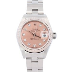 New Arrivals Rolex Datejust 26mm Pink Diamond Dial Watch Ref# 79174