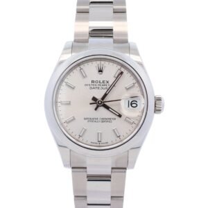 New Arrivals Rolex Datejust 31mm Silver Dial Watch Ref# 278240