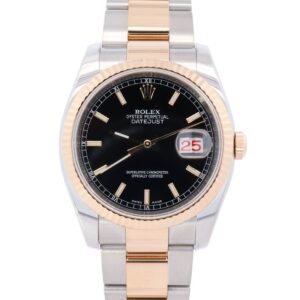 New Arrivals Rolex Datejust 36mm Black Dial Watch Ref# 116233