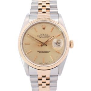 New Arrivals Rolex Datejust 36mm Champagne Dial Watch Ref# 16233