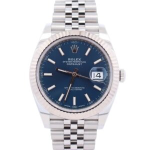Rolex Datejust 41mm Blue Dial Watch Ref# 126334