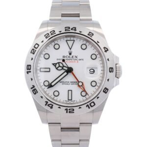 Rolex Explorer II 42mm White Dial Watch Ref# 216570