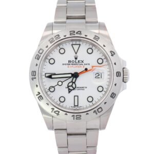 Rolex Explorer II 42mm White Dial Watch Ref# 216570