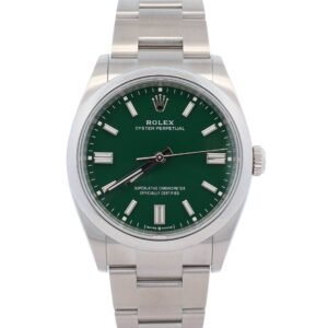 New Arrivals Rolex Oyster Perpetual 36mm Green Dial Watch Ref# 126000