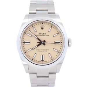 New Arrivals Rolex Oyster Perpetual 41mm Beige Dial Watch Ref# 134300