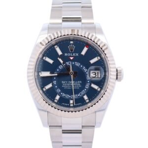 Rolex Sky-Dweller 42mm Blue Dial Watch Ref# 336934