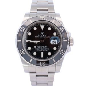Rolex Submariner 41mm Black Dial Watch Ref# 116610LN