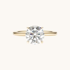 New Arrivals Round Lab Diamond Solitaire Engagement Ring