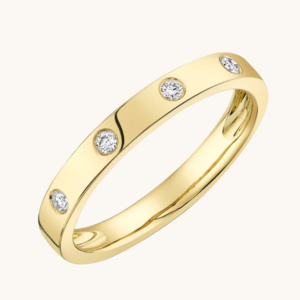 New Arrivals The Cassie Inlay Diamond Band