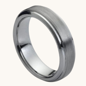 New Arrivals Thin Brushed Tungsten Band