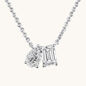 New Arrivals Toi et Moi Diamond Necklace