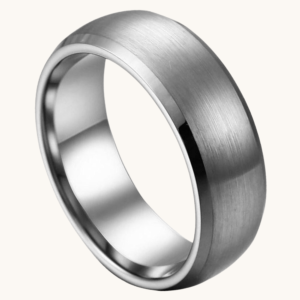 New Arrivals Wide Brushed Tungsten Band