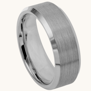 New Arrivals Wide Brushed Tungsten Band
